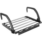 No hole balcony dryer - black and silver - 40 x 32 cm, etendoir � lingeetendoir � chaussures, etendoir ...