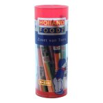 Holland foodz regenboogstok bonbons arc - en - ciel 12x43g, friandises color�es, sucreries gourmandes, ...