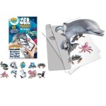 Holo toyz sea creatures autocollants ar interactif 10 autocollants en realitee augmentee avec son