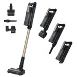 Hoover hf310p 011 aspirateur - balai 2 en 1 batterie sec hepa sans sac 0, 7 l 400 w noir, m�tallique ...