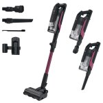 Hoover hf610hx 011 aspirateur balai batterie sec epa sans sac 0, 7 l 650 w magenta 4 ah