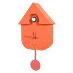 Horloge � coucou terracotta. horloge murale. mesures: 21, 5 x 8 x 41, 5. dimensions: 21, 5 cm x 8 cm ...