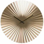 Horloge design en métal sensu doré Horloge design en métal sensu doré