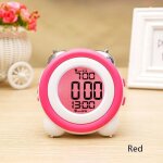 Horloge led lumineuse silencieuse avec thermom�tre et calendrier yonis