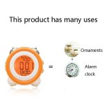 Horloge led lumineuse silencieuse avec thermom�tre et calendrier yonis