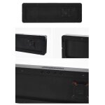 Horloge led murale multifonction t�l�commande affichage temp�rature et date rose 2 yonis