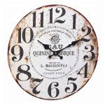 Horloge murale analogique en mdf, design vintage, quinine tonique, tfa 60. 3045. 10