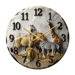 Horloge murale d�corative 3d en acrylique 11 pouces avec effets dynamiques yonis