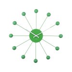 Horloge murale eaton - vert