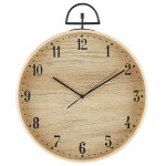 Horloge murale effet bois clair 40 cm opfikon