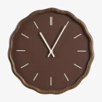 Horloge murale en mdf �35 cm tovarx marron chocolat