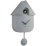 Horloge murale moderne cuckoo gris souris