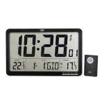Horloge murale numerique radio pilotee avec capteur externe trevi om 3560 rc