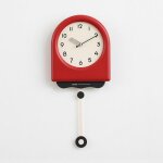 Horloge murale a pendule cr�me silencieuse d�corative format moyen yonis