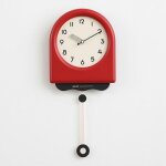 Horloge murale � pendule silencieuse cr�me grande taille pour salon yonis