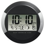 Horloge murale radio - pilot�e dcf  pp - 245 , noire