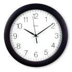 Horloge murale radio - pilot�e dcf  t�n�rife , Ø 30 cm, noir