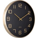 Horloge murale ronde elegance glow