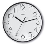 Horloge murale  salina , � 22 cm, sans tic - tac, noire