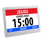 Horloge num�rique 10  fonction cadre photo et rappel