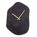 Horloge organic noir 64 x 44 cm en mtal
