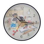 Horloge � suspendre chaton p�tissier