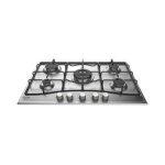 Hotpoint ariston newstyle pcn 752 t / ix / ha - table de cuisson au gaz - 5 plaques de cuisson - niche ...
