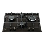 Hotpoint ariston pcn 640 t (an) r / ha - table de cuisson au gaz - 4 plaques de cuisson - niche - largeur ...