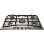 Hotpoint ariston pcn 751 t / ix / ha - table de cuisson au gaz - 5 plaques de cuisson - niche - largeur ...