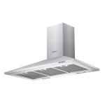 Hotte candy cce119 / 1x murale, int�gr�e, inox, led, stainless steel, inox