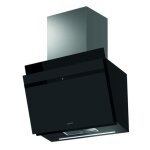 Hotte cata thalassa evo 600 gbk mont�e au mur noir a + + 624, 1 m� / h