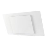 Hotte cheminée coudée airlux ahw981wh - blanc verre Hotte cheminée coudée airlux ahw981wh - blanc verre