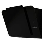 Hotte chemine coude glem ghw880bk - verre noir