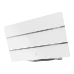 Hotte chemine coude roblin camelia 800 bl - inox / blanc