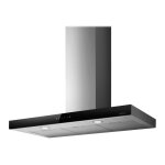 Hotte chemine plate elica joy blix / a / 90 - verre inox / noir