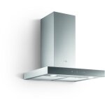 Hotte cheminée plate turboair segno blix / a / 60 - verre inox / noir Hotte cheminée plate turboair segno blix / a / 60 - verre inox / noir