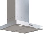Hotte d�corative murale bosch ser4 dwb65cc30 60 cm inox 3 vitesses 594 m3 / h led 150 mm