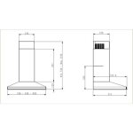 Hotte décorative murale de dietrich dhp2962bx Hotte décorative murale de dietrich dhp2962bx