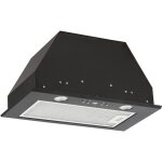 Hotte groupe filtrant airlux ahf571bk - noir