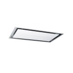 Hotte plafond 90cm 905m3 / h verre / blanc 6627962 high confidence plus 900