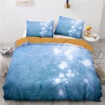 House de couette ocean mer marbre x cm parure de lit pas cher + x taies d'oreiller xcm microfibre housse ...