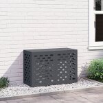 Housse de climatiseur vidaxl anthracite 90x40x60 cm acier Housse de climatiseur vidaxl anthracite 90x40x60 cm acier