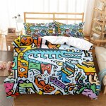 Housse de couette 200x200 cm motif basketball monster street graffiti parure de lit avec fermeture eclair ... Housse de couette 200x200 cm motif basketball monster street graffiti parure de lit avec fermeture eclair ...