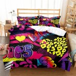 Housse de couette 200x200 cm motif basketball monster street graffiti parure de lit avec fermeture eclair ... Housse de couette 200x200 cm motif basketball monster street graffiti parure de lit avec fermeture eclair ...