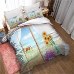 Housse de couette 200x200, parure de lit queen size, parure de lit 2 personnes, parure de lit en microfibre ... Housse de couette 200x200, parure de lit queen size, parure de lit 2 personnes, parure de lit en microfibre ...