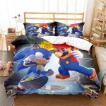 Housse de couette 200x200 parure de lit queen size parure de lit 2 personnes avec sonic parure de lit ... Housse de couette 200x200 parure de lit queen size parure de lit 2 personnes avec sonic parure de lit ...