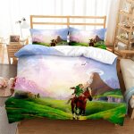 Housse de couette 200x200cm el�gante - parure de lit the legend of zelda avec fermeture eclair - housse ...