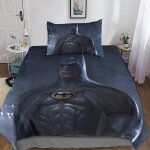 Housse de couette batman imprim�e en 3d, ensemble de 3 pieces, housse de couette, parure de lit en microfibre ...