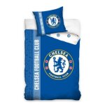Housse de couette chelsea fc 140 x 200 cm en 100% coton (taille taille unique, couleur bleu)