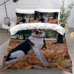 Housse de couette chien de berger x imprim�� d chien de compagnie parure de lit personnes hypoallergique ...